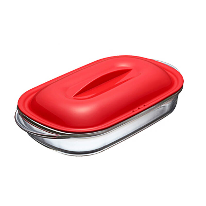 Hộp Đựng Thức Ăn Thủy Tinh Tiện Lợi LocknLock Easy Cook Màu Đỏ Size L 900ml - 2 Màu (Trắng, Đỏ) - LLG483 image number null